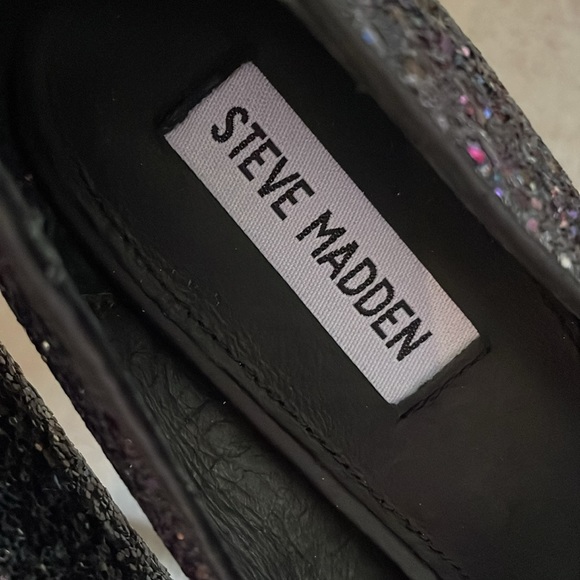 NEW steve madden atlantic blue glitter heels - Picture 7 of 7